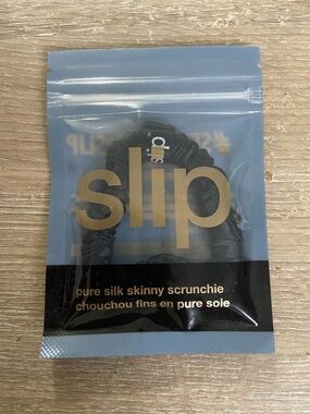 slip Pure Silk Skinny Scrunchie - Black